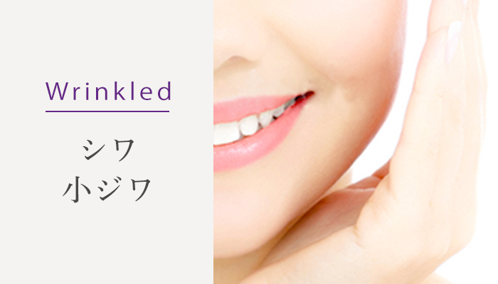 Wrinkled シワ・小ジワ